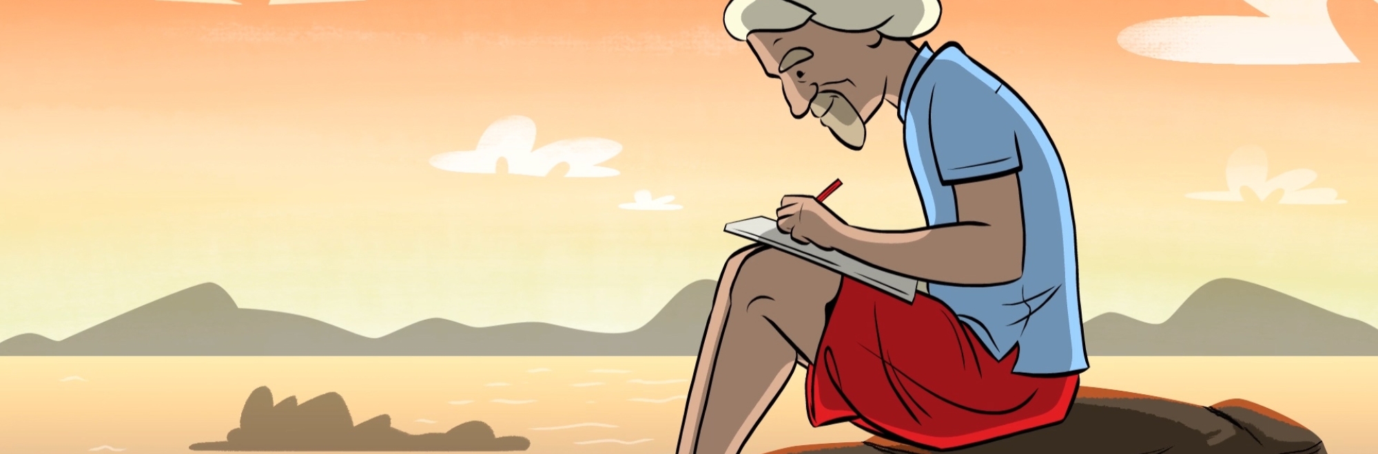 12 animated short films tell the stories of Richard Branson’s adventures