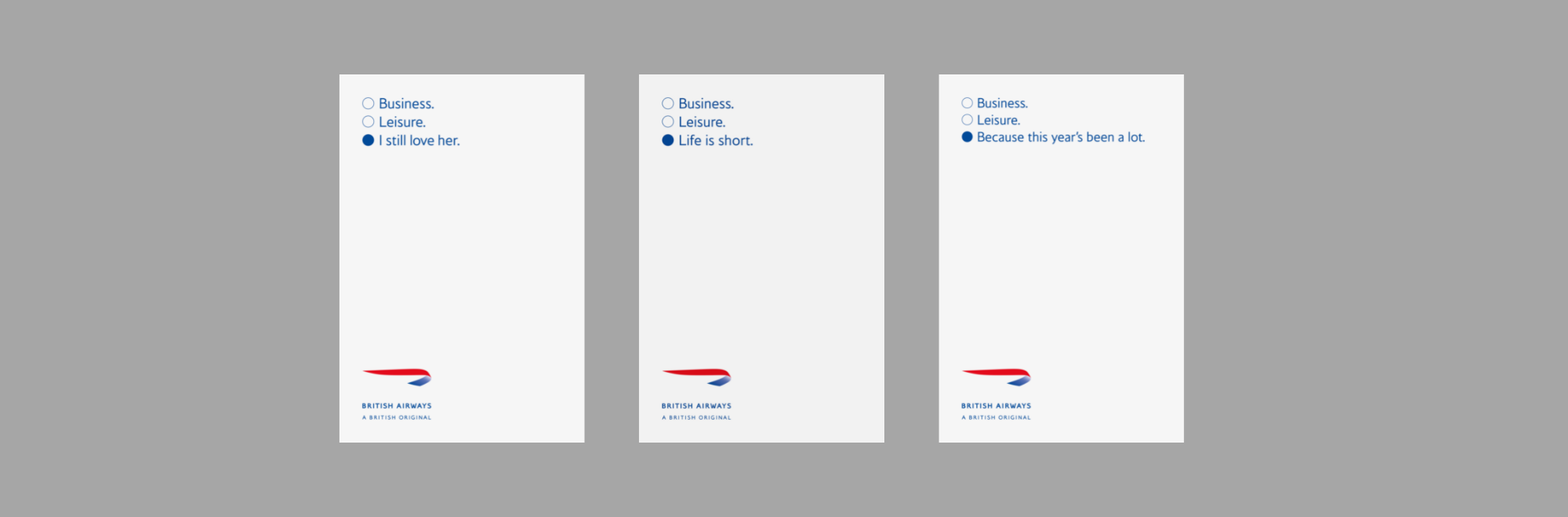 A British Original: British Airways launches a campaign where no two ads are the same