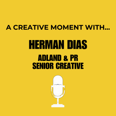 A Creative Moment with...Herman Dias, senior creative