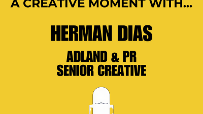 Up Next: A Creative Moment with...Herman Dias, senior creative