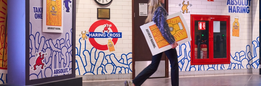 Absolut Vodka celebrates a long standing artist collaboration with ‘Haring Cross’