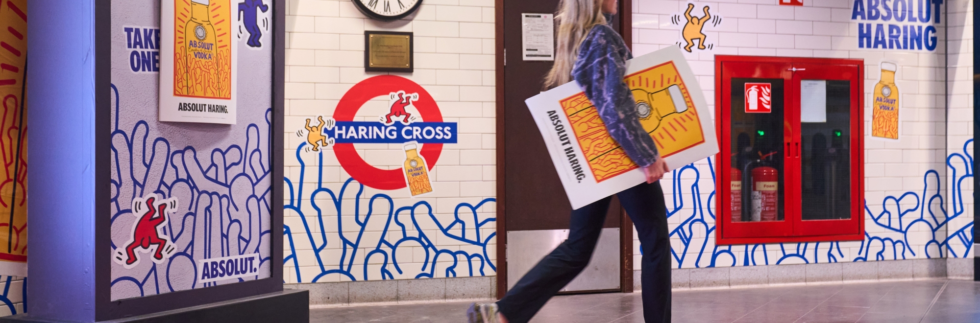 Absolut Vodka celebrates a long standing artist collaboration with ‘Haring Cross’