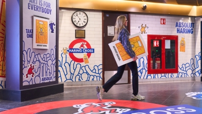 Up Next: Absolut Vodka celebrates a long standing artist collaboration with ‘Haring Cross’