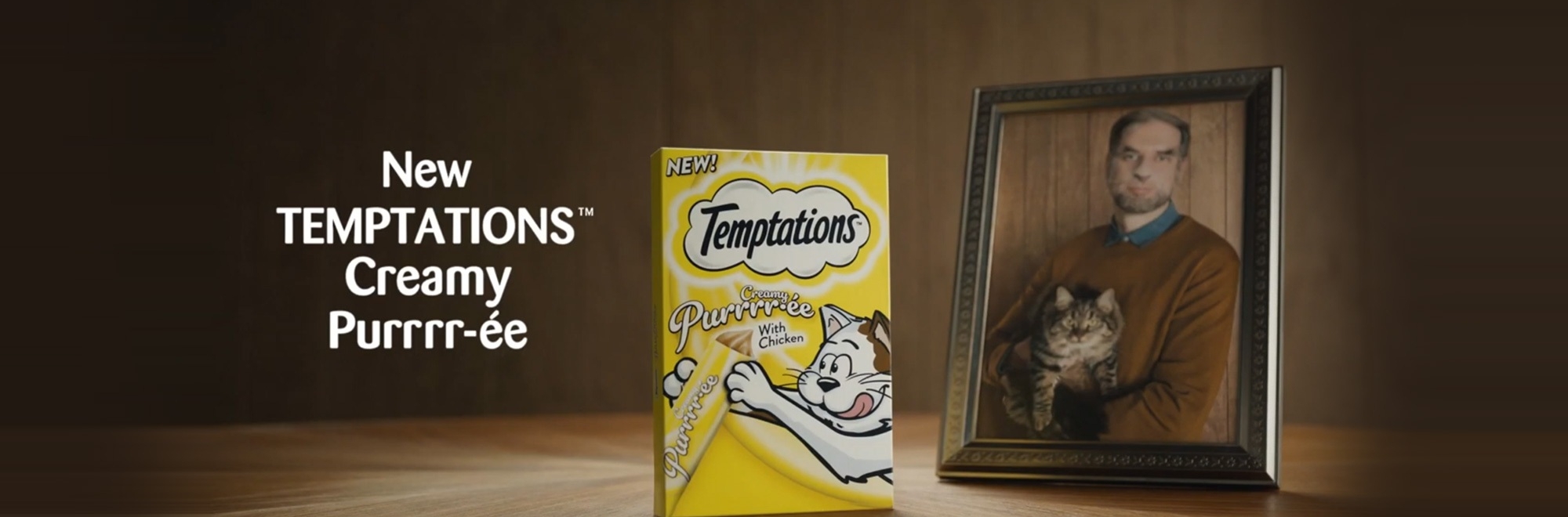 TEMPTATIONS Creamy Purrrr-ee means more time with your cat (maybe too much time)