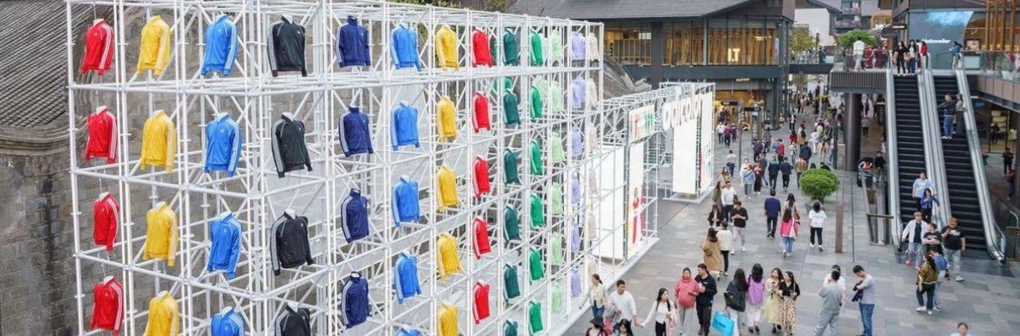 Adidas Originals’ installation bridges experiential, billboard advertising, and art