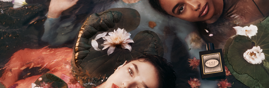 Admiring the artistry of Gucci’s new Bloom perfume campaign