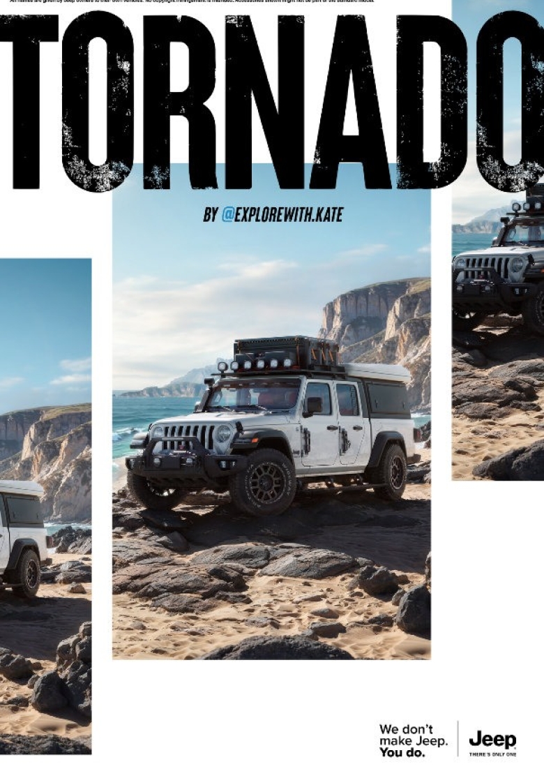 An adventurous ad from Jeep celebrating its fearless fanbase