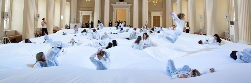 How a giant beanbag made Anya Hindmarch's collection truly memorable at London Fashion Week