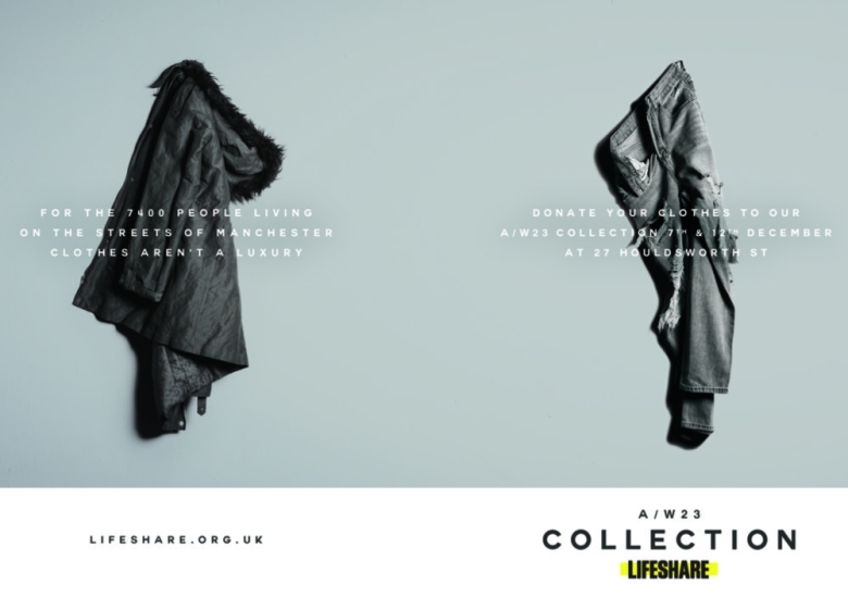 As Chanel’s Metiers D’Art Show takes place in Manchester, homeless charity Lifeshare launches its own collection dedicated to tackling clothing poverty in the city