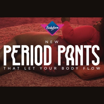 Bodyform launches new period pants that #letyourbodyflow