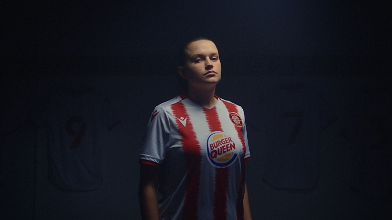 Burger King becomes Burger Queen to sponsor the female Stevenage FC team