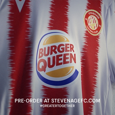 Burger King becomes Burger Queen to sponsor the female Stevenage FC team