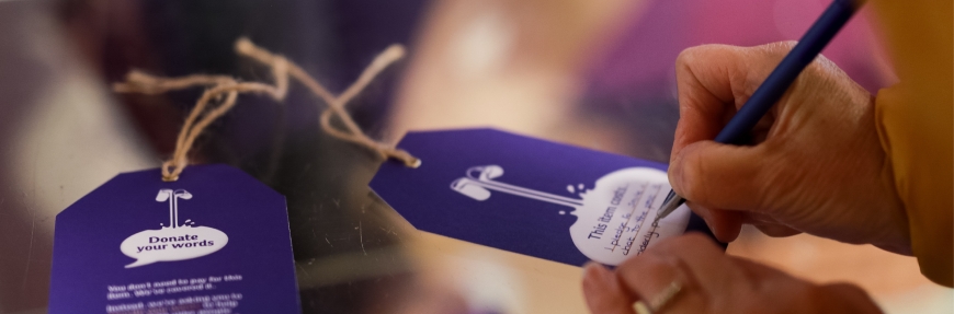 Cadbury open The ‘Donate your words’ Shop and the only currency accepted was words, in an activation by VCCP