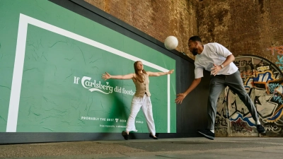 Up Next: Carlsberg goes full ‘jumpers for goalposts’