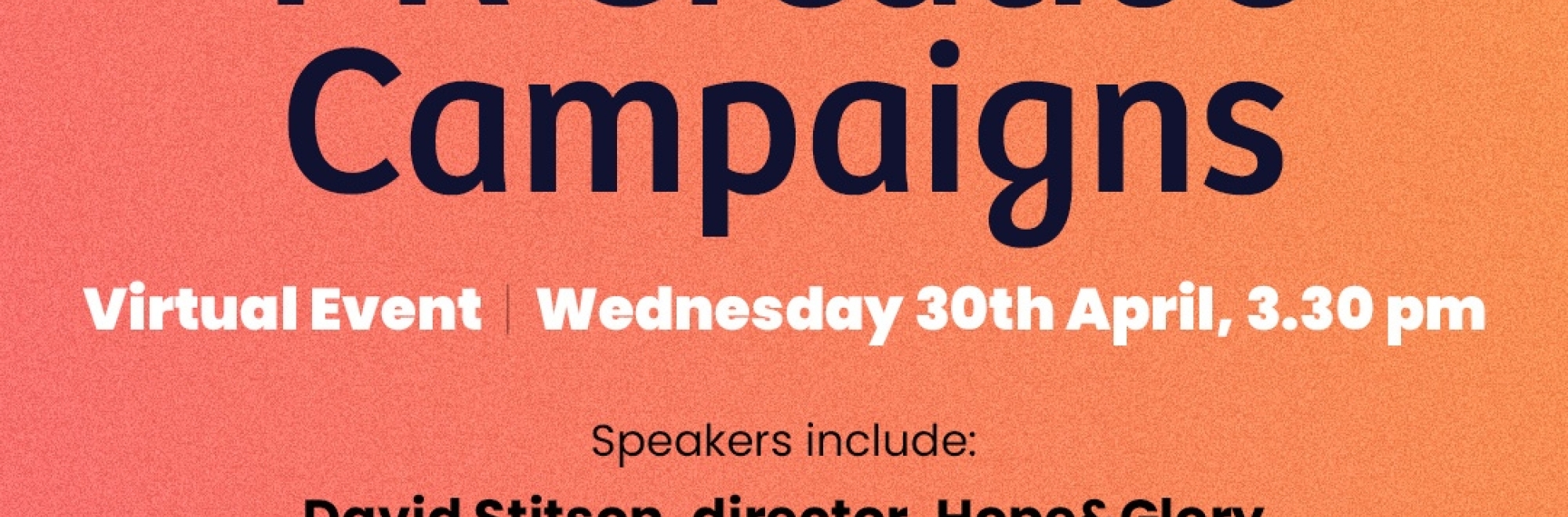 Case Studies: PR Creative Campaigns Webinar