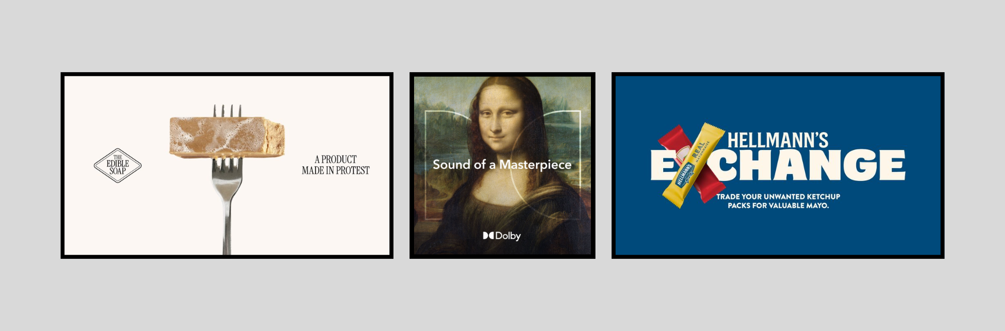 Creative Corner: Dolby's musical art, edible soap and mayonnaise injustice