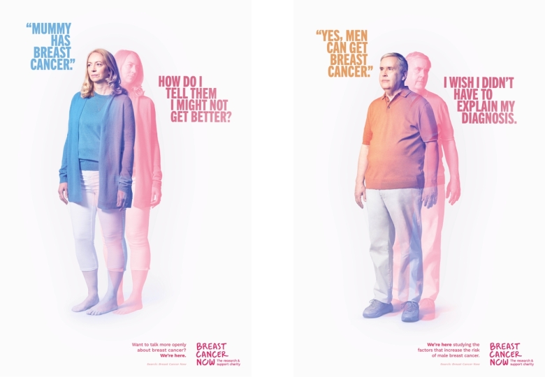 Charity Breast Cancer Now encourages people to talk more openly and honestly about breast cancer