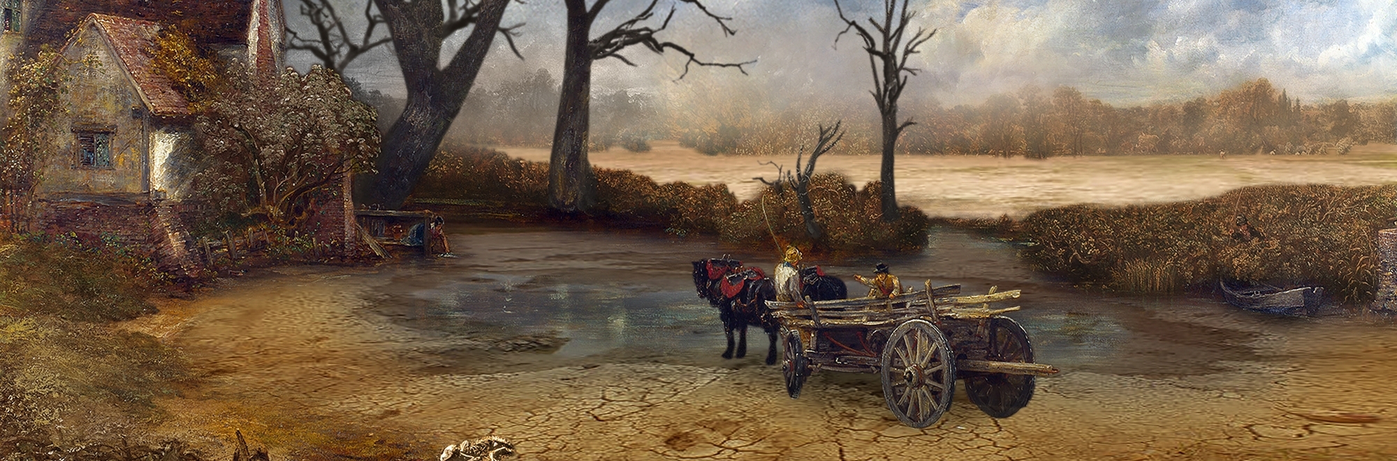 Classic paintings recreated for a world in climate crisis