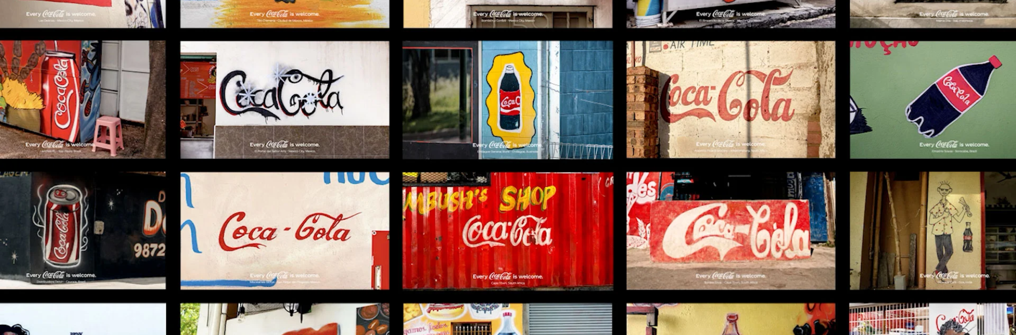 Coca-Cola has been relentlessly disrupting its visual branding lately