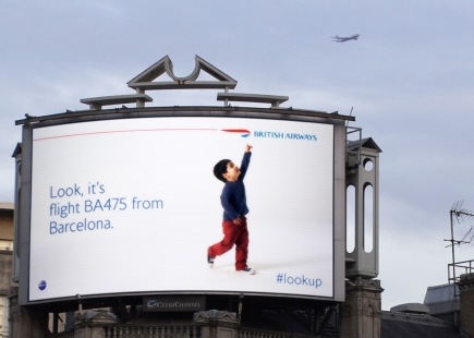 British Airways Digital Billboards Barcelona