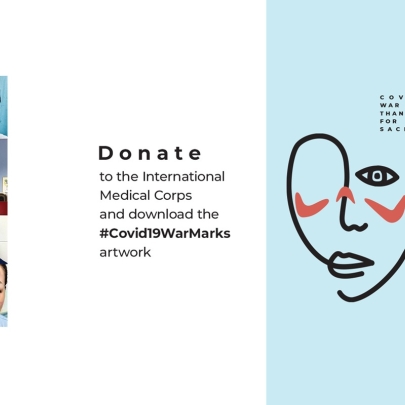 Interweave Agency and the International Medical Corps creates #COVID19WarMarks donation campaign that gives donors tribute artwork