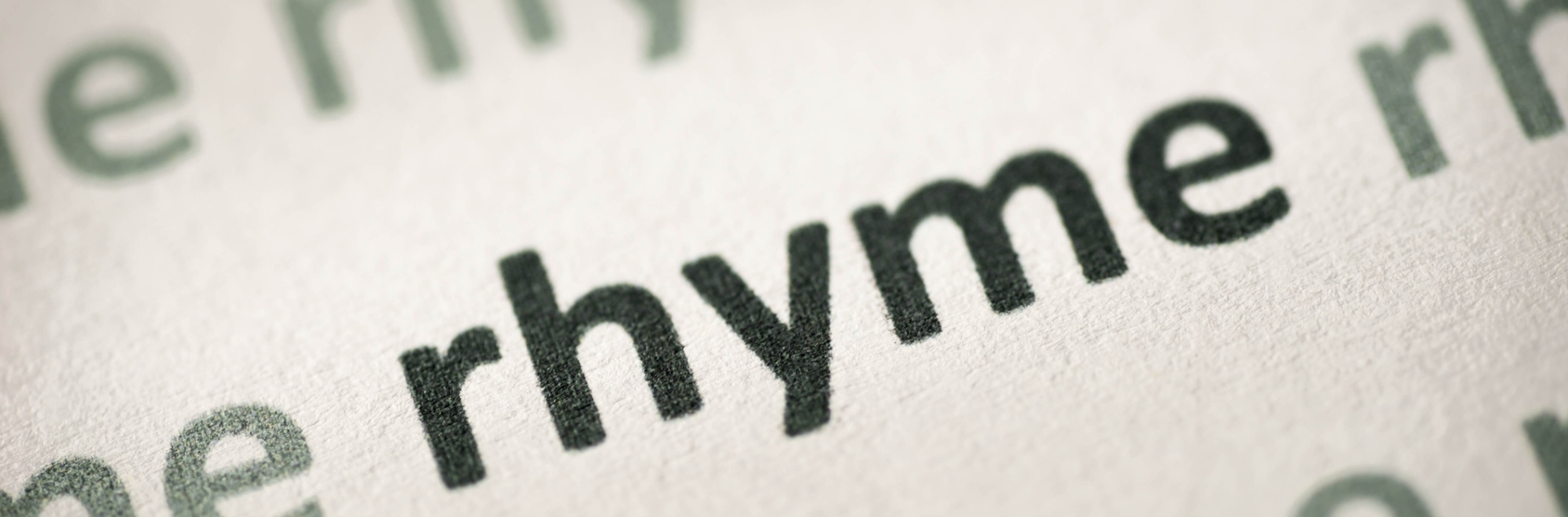 Creative Copy: The values of rhyme, how it works and why it's fallen out of copywriting fashion