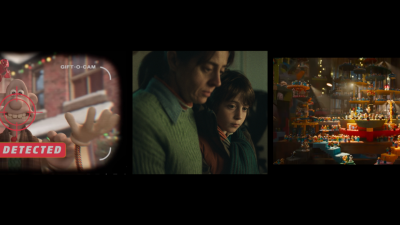 Up Next: Creative Corner at Christmas: Barbour & Wallace & Gromit, Lego and Shelter