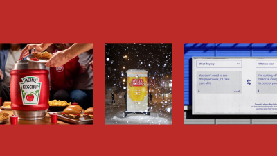 Up Next: Creative Corner: AXA speaks up about financial abuse, Stella Artois lets it snow and Heinz goes big for superfans