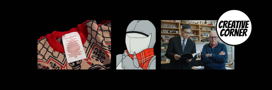 Creative Corner: Burberry's mystery animator, Columbia CEO's challenge and PETA's shocking knit