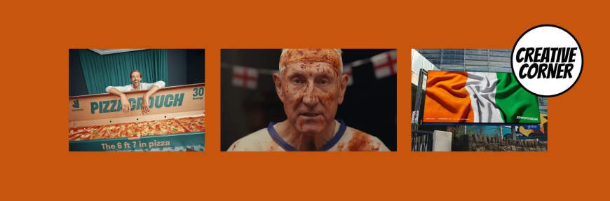 Creative Corner: Domino's 'shirtiette', Deliveroo's Pizza Crouch, and the Ivory Coast is gifted some Irish fans