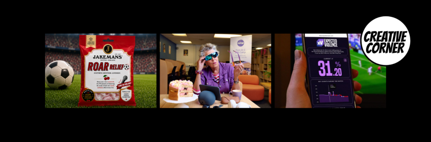 Creative Corner: football's domestic violence tracker, AI confidence sessions, and lozenges for the England team