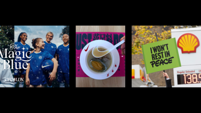 Up Next: Creative Corner: Greenpeace won't rest in peace, Nike's swoosh soup, and Chelsea's Magic of Blue