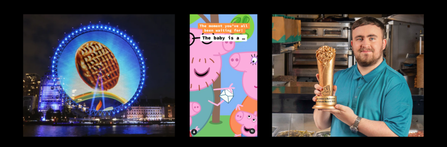 Creative Corner: McVities' Chocolate Digestives wronged, Peppa Pig's real name, and Luke Littler champions Deliveroo's Best Kebab Award