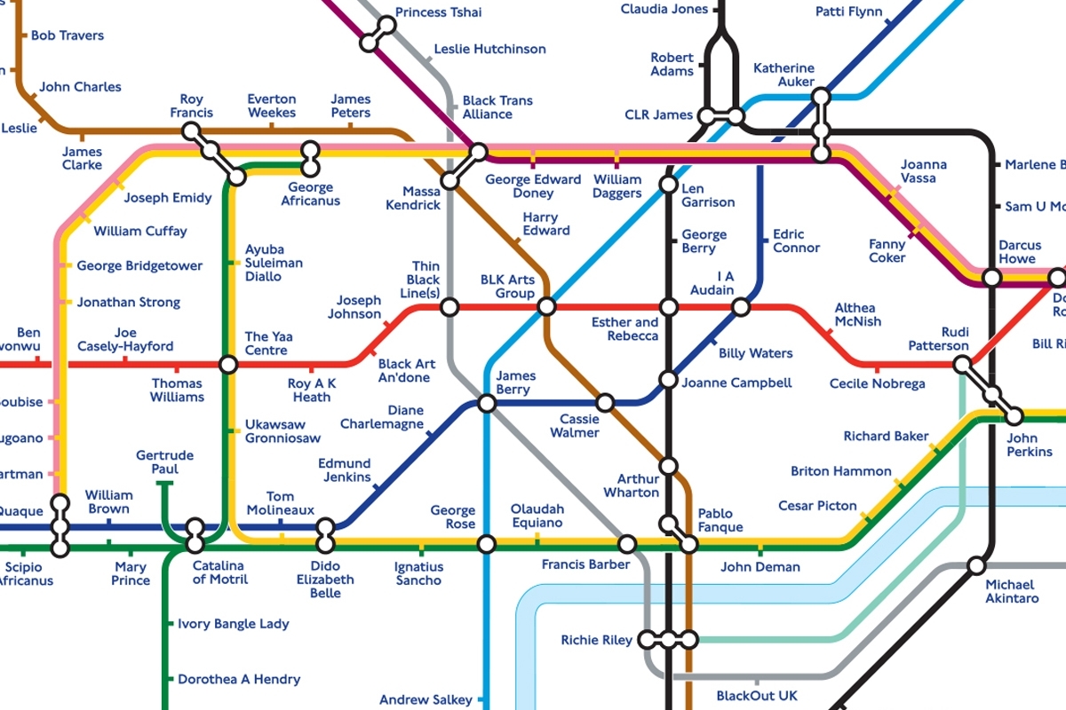 Black History Tube Map