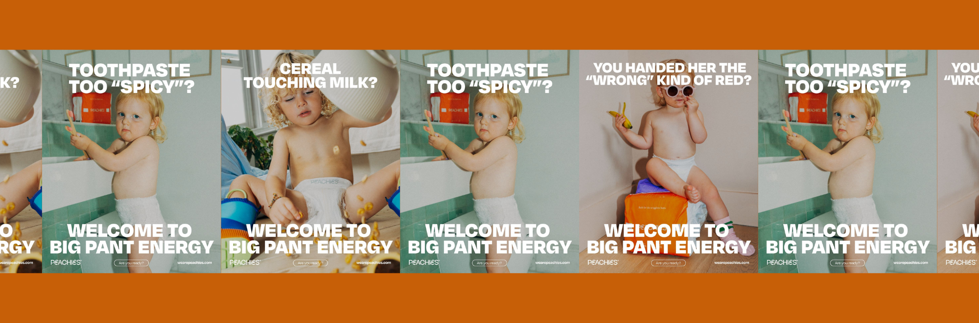 Cuteness and anarchy rules in recent campaign from nappy brand Peachies