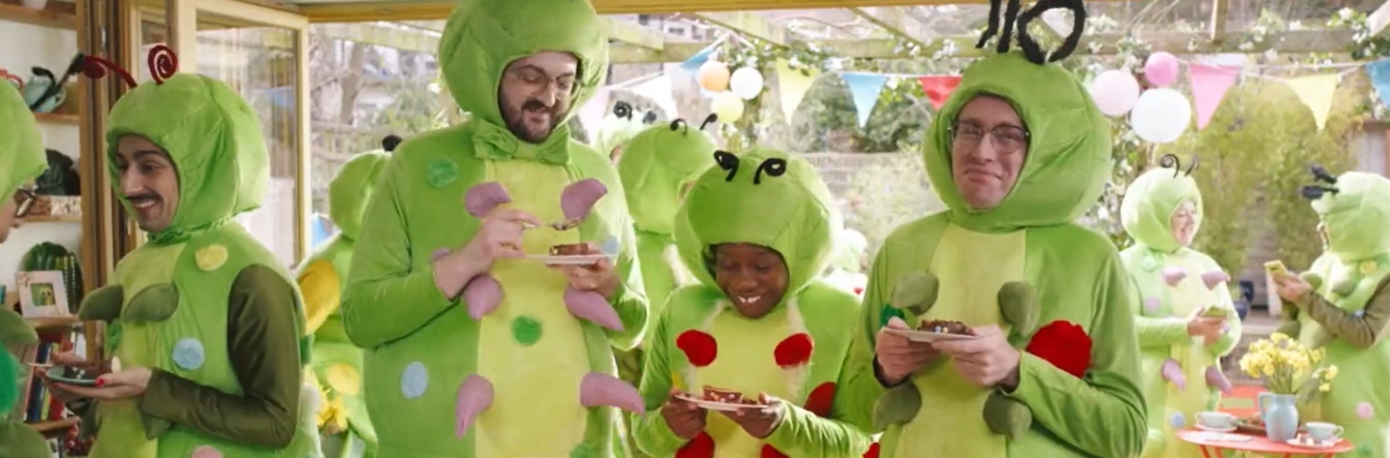 Cuthbert the Caterpillar strikes again in triumphant ad from Aldi