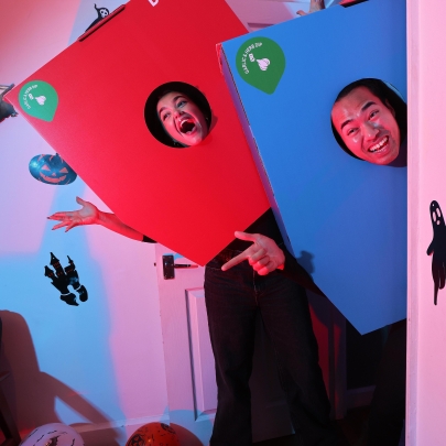 Domino’s levels up Halloween with giant pizza box costumes