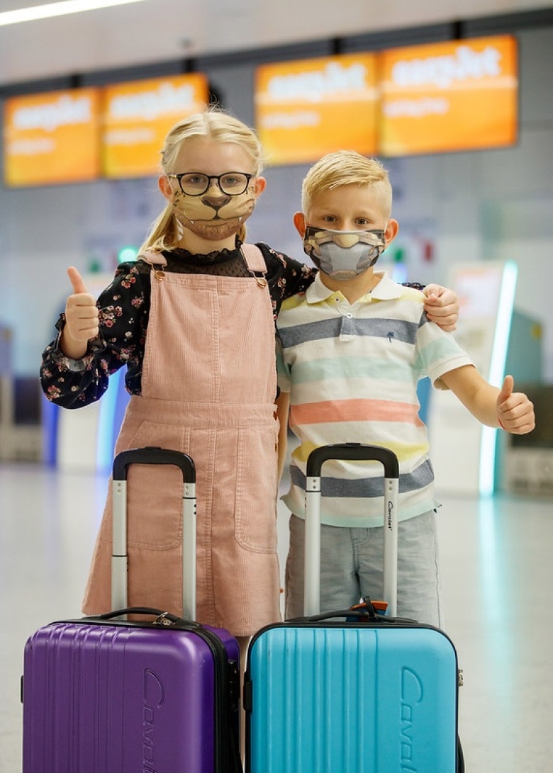 ‘Comic book’ face masks for kids under six on easyJet flights