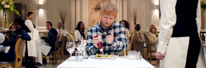 Ed Sheeran loves Heinz Ketchup, but why should we care?