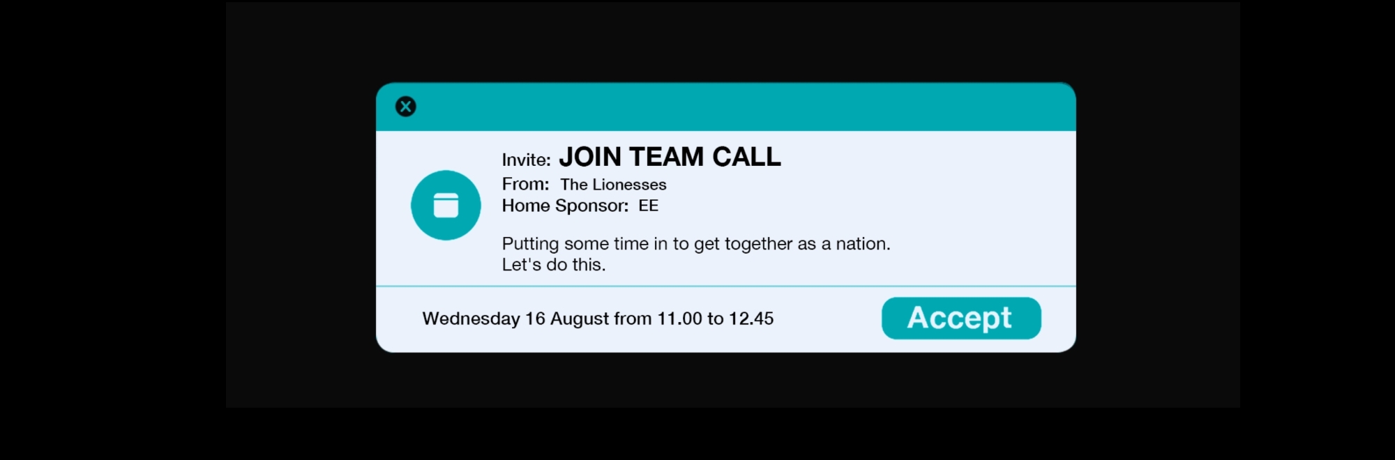 EE blocks out the nation’s calendars for the Women’s World Cup semi-final