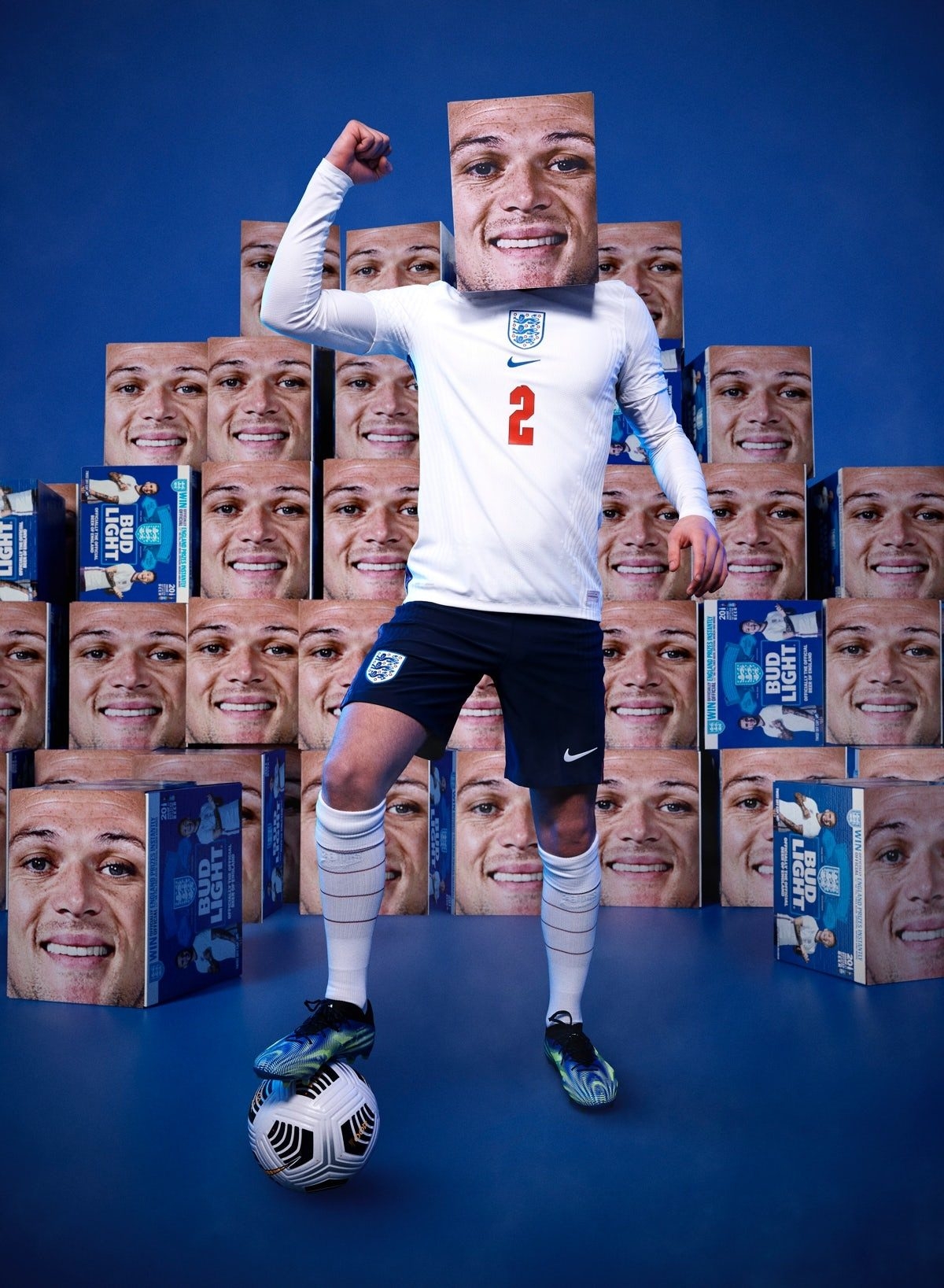 9002 Bud Light Boxheads Kieran Trippier R5