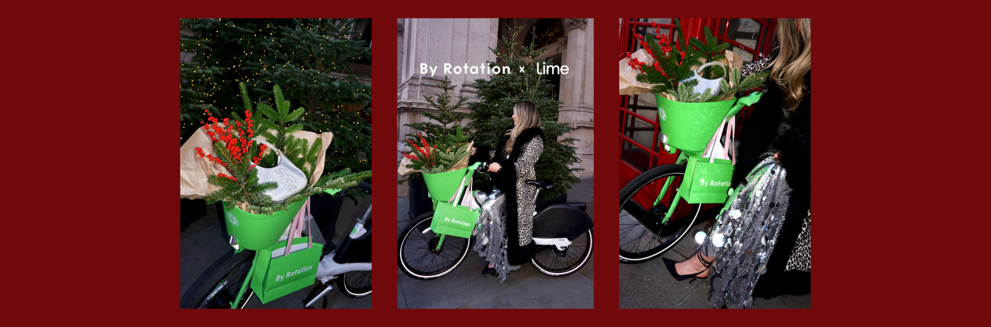 Fashion rental app By Rotation and Lime bikes join forces for an eco-conscious Christmas