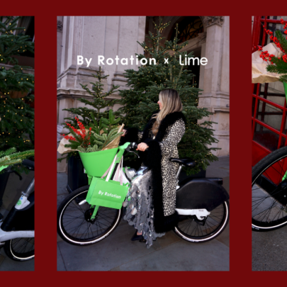 Fashion rental app By Rotation and Lime bikes join forces for an eco-conscious Christmas