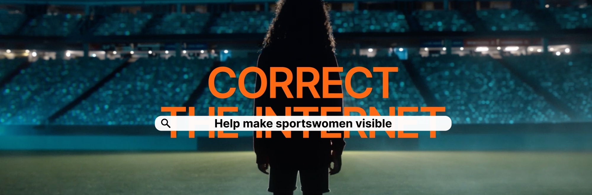 Global campaign 'Correct The Internet’ wants to make sportswomen more visible