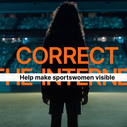 Global campaign 'Correct The Internet’ wants to make sportswomen more visible