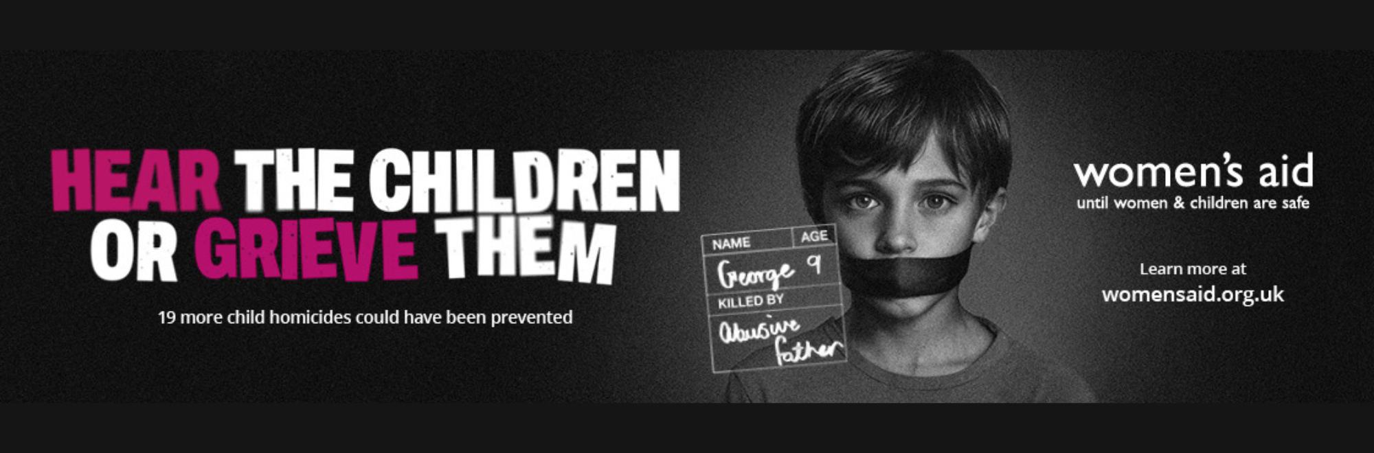 Hijinks creates powerful OOH campaign for Women’s Aid
