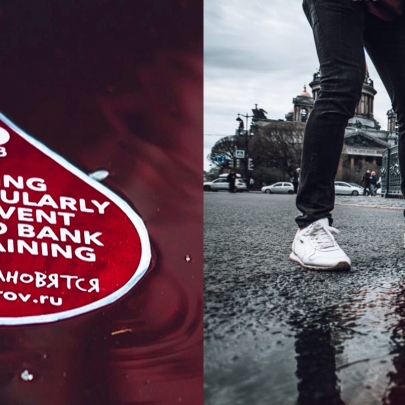 Bloody puddles shock pedestrians into donating blood