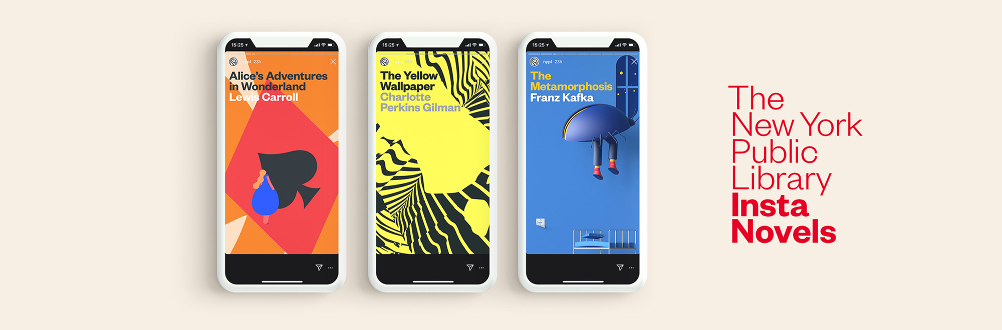 How NYC Public Library launched Insta Novels to remind people that there are no actual stories on Instagram Stories