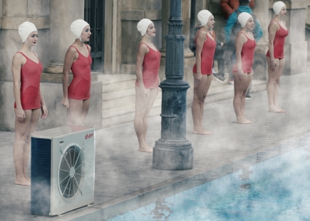 Eon Swimmers On Street