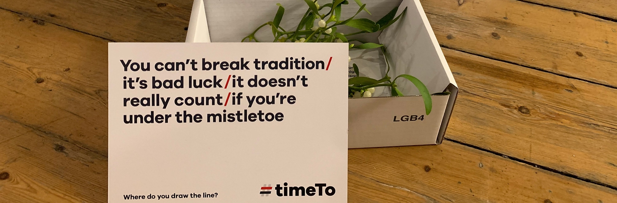 timeTo launches new campaign by Lucky Generals to make Christmas Office Party season a safe place for all
